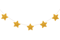 Crochet Star Garland Pattern — Beginner Friendly, Customizable Assembly | PDF Download